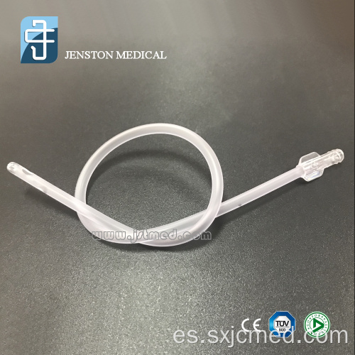 Catéter de PVC Nelaton con conector luer